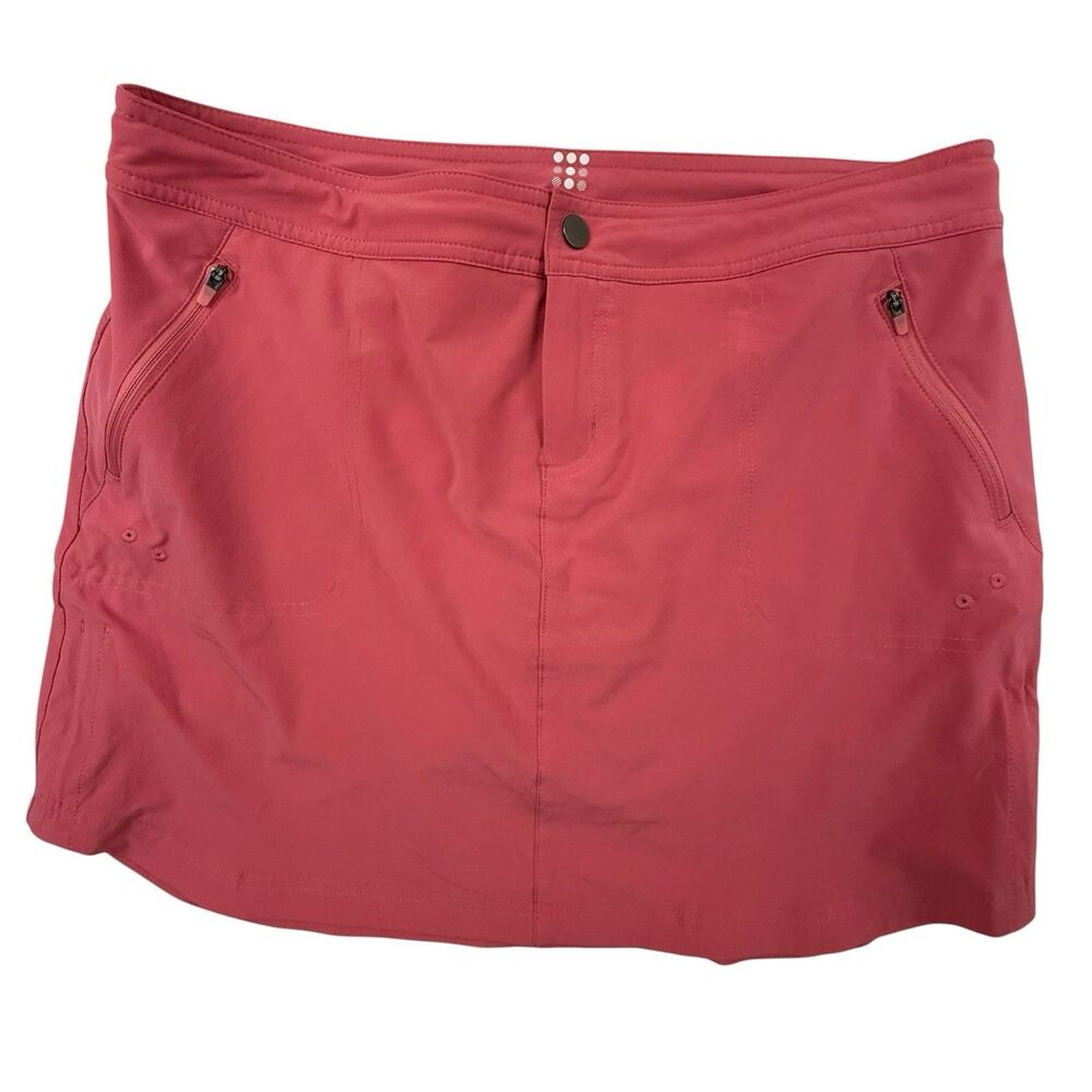 Title Nine Rogue Skort 10 Pink Zip Pocket Performance Skirt Amphibious Quick Dry